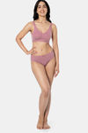 Amante Double Layered Non Wired Full Coverage Support Bra - Mesa Rose — thumbnail 5